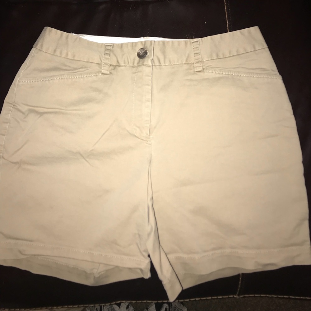 Lands end khaki shorts